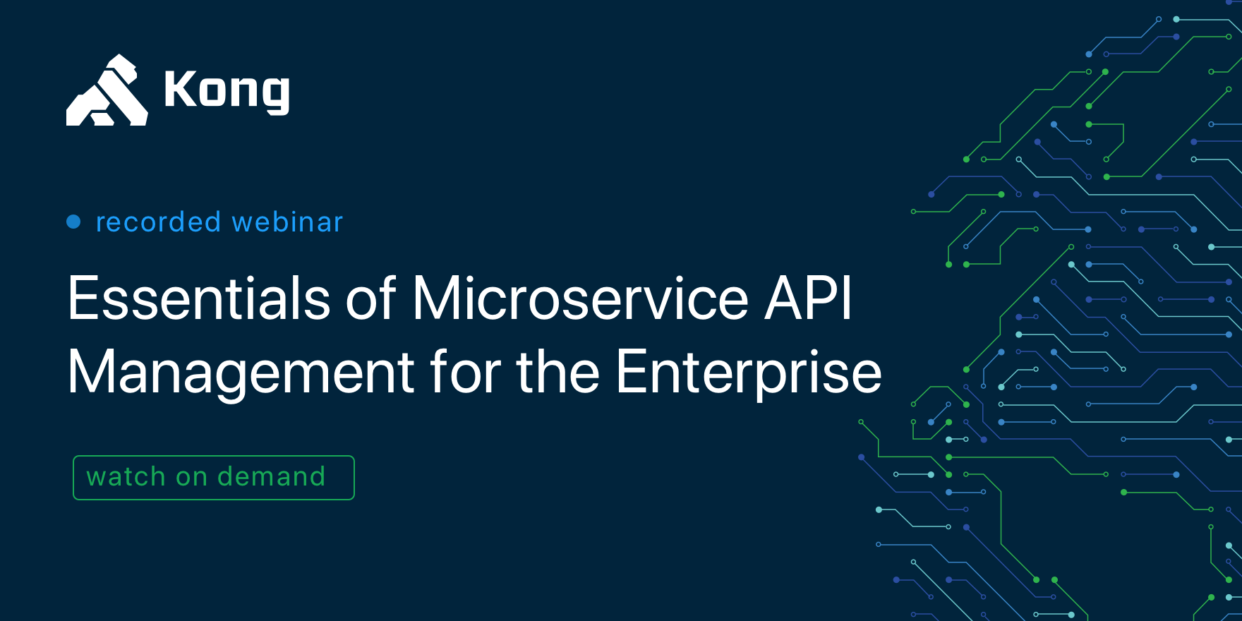 Essentials of Microservices API Management for the Enterprise