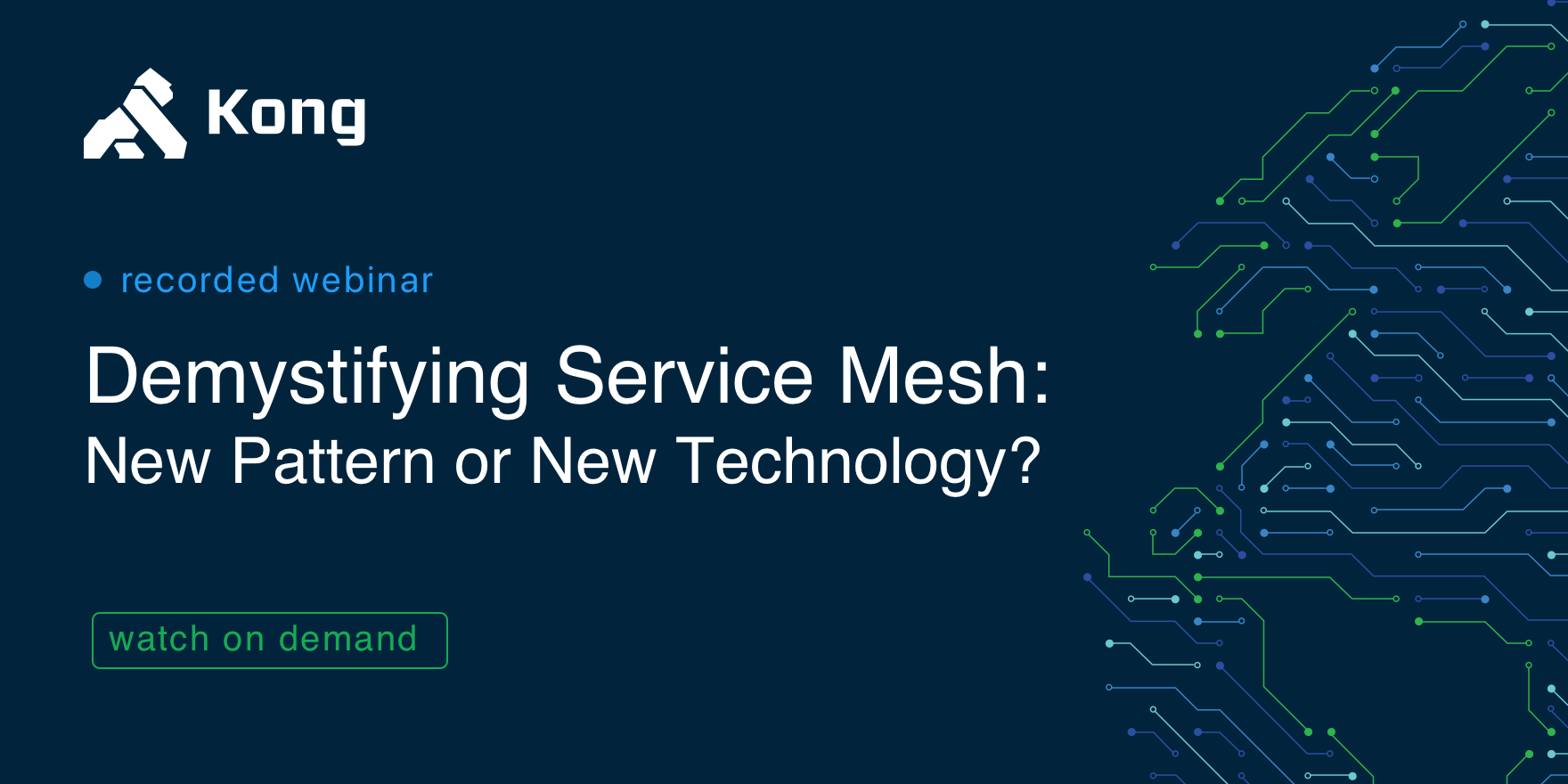 Demystifying Service Mesh: New Pattern or New Technology?