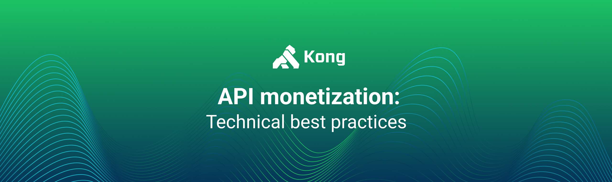 API monetization Technical best practices