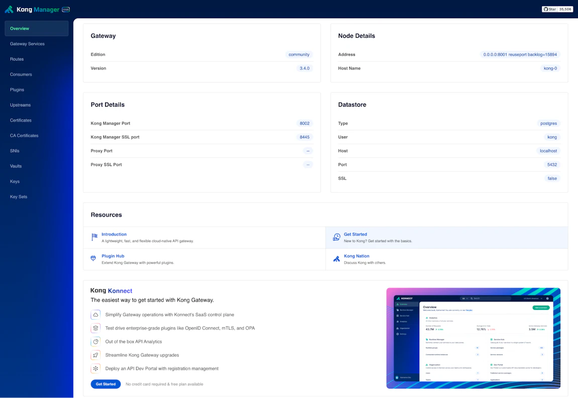 Kmanager A UI Comes to OSS: Introducing Kong Manager Open Source! | Kong Inc.