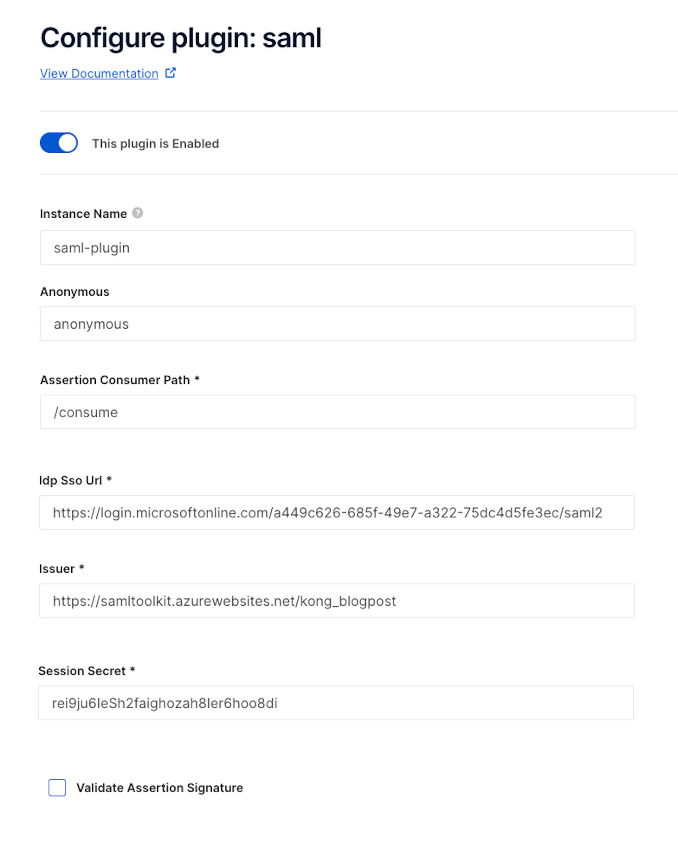 Kong SAML Plugin: Examples and Usage | Kong Inc.