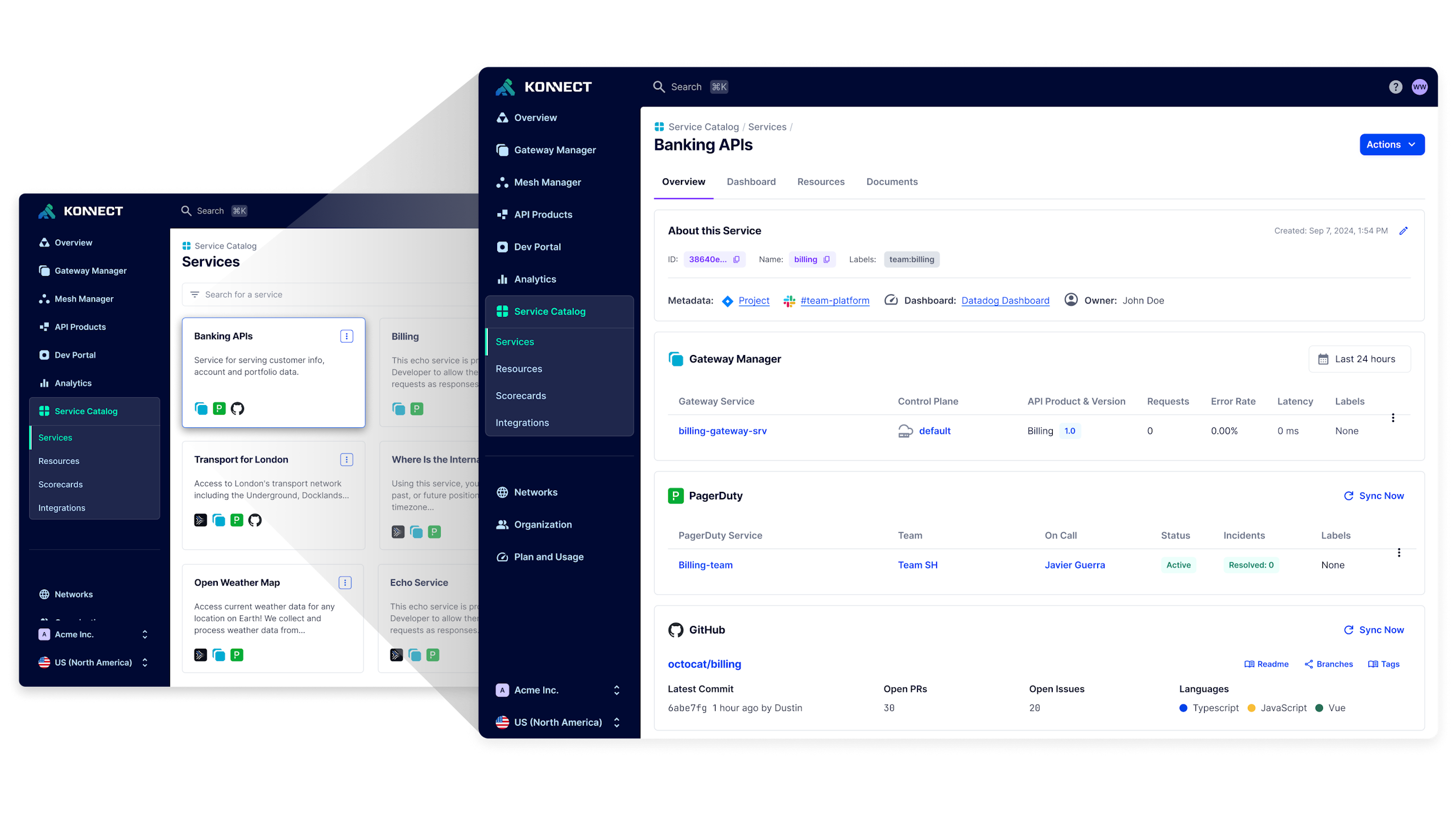 API Service Catalog Kong Inc.