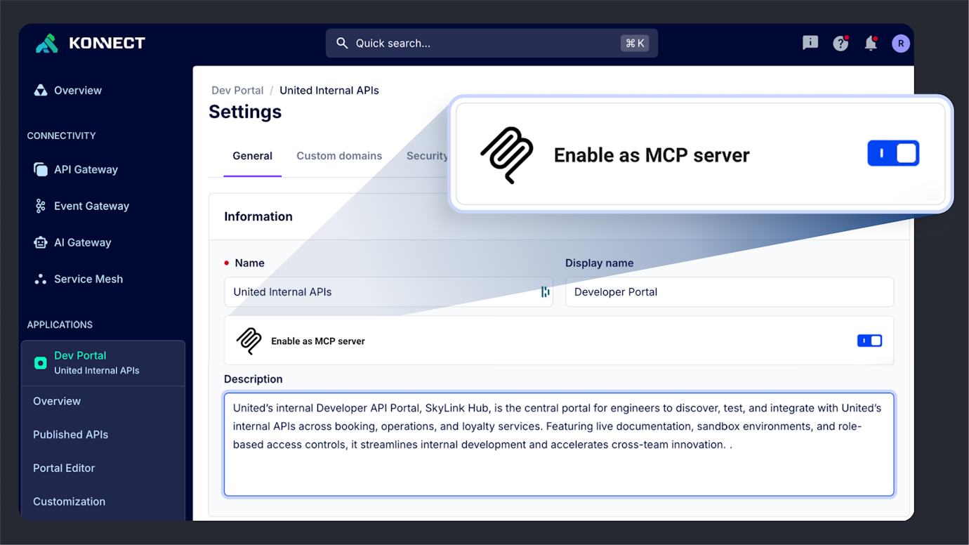 Developer Portal for APIs and Agents | Kong Inc.