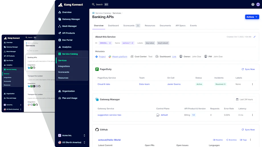 Service Catalog for API & AI Discovery and Governance | Kong Inc.