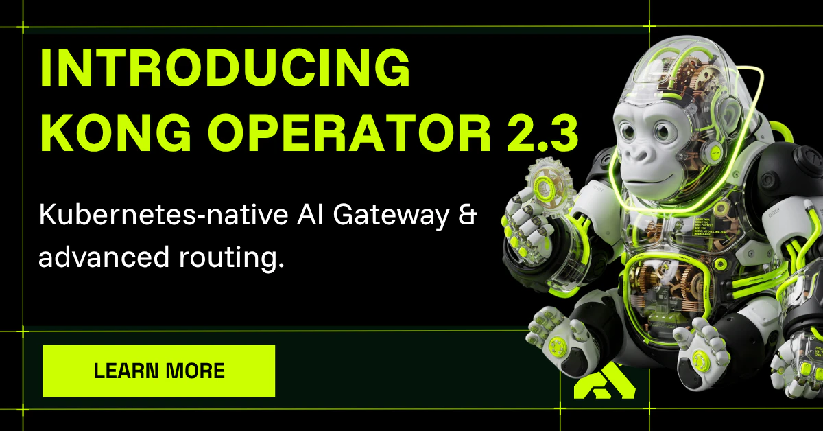 Announcing Kong Operator 2.3