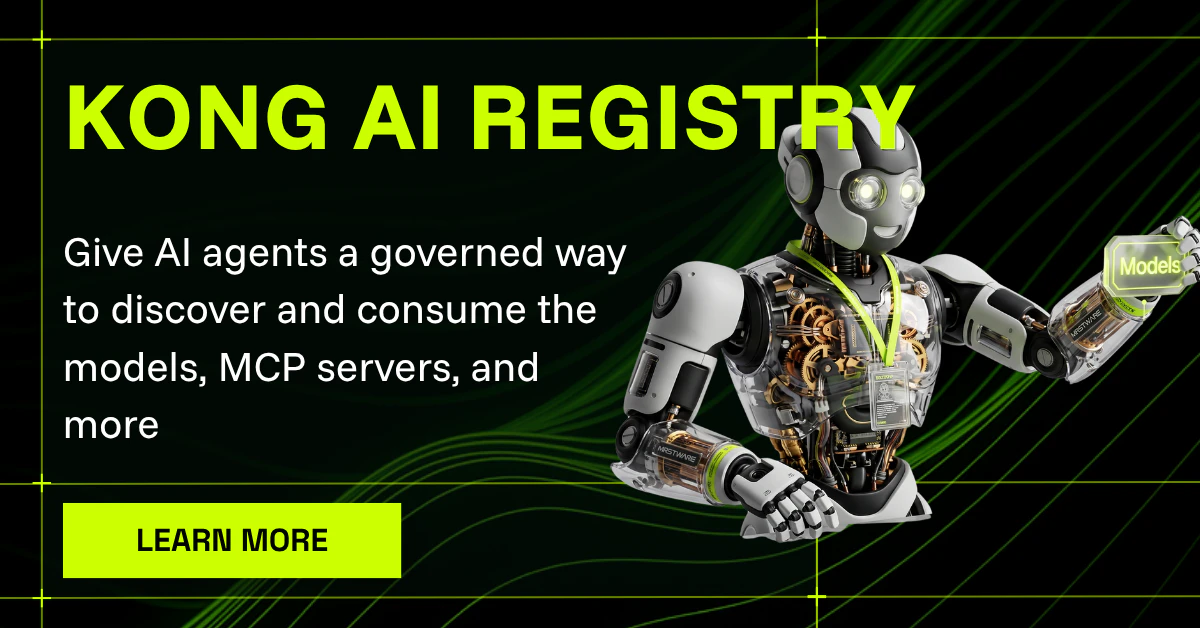Introducing Kong AI Registry: Self-Service Discovery for Agents